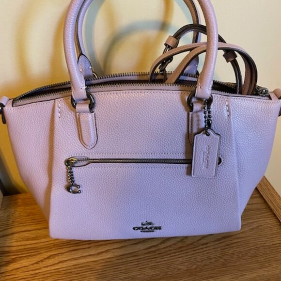 ELISE SATCHEL (COACH 79316) GM/SOFT LILAC - Picture 1 of 1